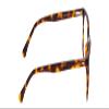 Calabria Ernest 4866 Cat-Eye Blue Light Blocking Reading Glasses +3.00 Brown Amber Tortoise/Silver Accent Men Women view 2