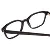 Calabria Ernest 4867 Cat-Eye Reading Glasses +0.00 Gloss Black/Silver Accents Men Women view 4