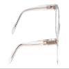 Calabria Ernest 4867 Cat-Eye Blue Light Blocking Reading Glasses +0.50 Clear Crystal/Silver Glitter Accent Men Women view 2