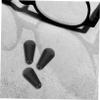 BUTIFULSIC 10pairs Glasses Nose Pads Comfortable Non- Nose Cushions Waterdrop Shape for Eyeglasses Material view 2
