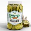 Jersey Pickles - Kosher Dill Chips (Gallon) - Fresh, Keto-Friendly, and Perfect for Snacks, Sandwiches, or Salads  The perfect Pickle Jars Cornichon for Families or Gatherings view 1