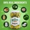Jersey Pickles - Kosher Dill Chips (Gallon) - Fresh, Keto-Friendly, and Perfect for Snacks, Sandwiches, or Salads  The perfect Pickle Jars Cornichon for Families or Gatherings view 3