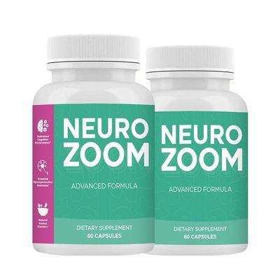 (2 Pack) Neuro Zoom Advanced Formula - Neuro Zoom Supplement - Neuro Zoom Pills (120 Capsules - 2 Month Supply)