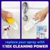 Mr. Clean Magic Eraser Sponge, Bathroom Cleaner, Shower Cleaner, Tub Cleaner, Soap Scum Remover, Bathroom Cleaning Supplies, Dawn Cleaning Power with Febreze Lavender Scent, 5ct view 3