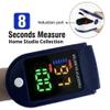 Finger Pulse Oximeter Larger Display Blood Oxygen Monitor with Batteries and Lanyard Included Fingertip Pulse Oximeter Color: Navy Blue view 3