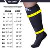 Mojo Compression Socks for Women and Men (3 Pairs) 20-30mmHg - Wide Calf Opaque Compression Stockings for Lymphedema, Thrombosis, Varicose Veins Circulation - Gray, 3X-Large - A601GR6 view 4