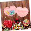 50 Pcs Heart Shaped Earring Lock Bag Heart Shaped Bags Small Cellophane Bags Cello Love Trinket Jewelry Pouches Biscuit Bag Child Pvc Proposal Candy view 4