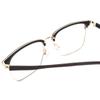 Calabria Ernest 4904 Cat-Eye Reading Glasses +1.25 Matte Black/Gold Men Women view 4
