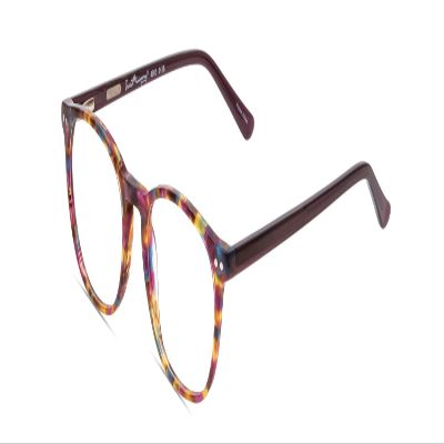 Calabria Ernest 4903 Cat-Eye Blue Light Blocking Reading Glasses +0.00 Demi-Tortoise Havana Mauve Purple Women