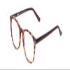Calabria Ernest 4903 Cat-Eye Blue Light Blocking Reading Glasses +0.00 Demi-Tortoise Havana Mauve Purple Women view 1