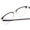 Calabria Ernest 4904 Cat-Eye Reading Glasses +1.00 Matte Black/Gold Men Women view 4