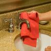ERC Wiping Products Orange Microfiber Towels, Highly Absorbent, Long Lasting, Lint-Free Cleaning Towels - 50 Pack (14in x 14in) view 3