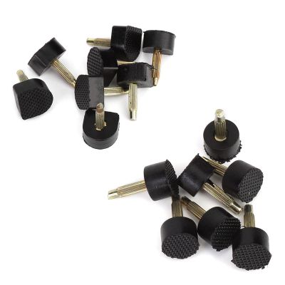 42 Pairs Shoe Repair Stiletto Replacement Heels Tips, High Heel Protector & Heel Repair Tips, Non Slip Heel Tips for Women High Heel Shoes, 7 Different Sizes