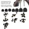 42 Pairs Shoe Repair Stiletto Replacement Heels Tips, High Heel Protector & Heel Repair Tips, Non Slip Heel Tips for Women High Heel Shoes, 7 Different Sizes view 3