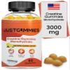 JustGummies Creatine Monohydrate Gummies 3000 mg Per Serving | Creatine Infused Gummies to Increase Strength and Build Muscle, Vegan, Lemon Flavor, 60 Count view 1