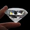KatLin Clear Crystal Big Glass Diamond Party Large Romantic Diamond Decoration Proposal Home Decoration Ornaments Crafts Gifts Ornaments (Size : 80mm) view 1