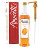 Amoretti - Premium Orange Syrup, 94 Servings Per Bottle (750 ml), with Pump for Flavoring Coffees, Cocktails, and other Beverages, Gluten Free, GMO/GEO Free, Preservative Free view 1