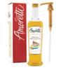 Amoretti - Premium Birthday Cake Syrup, 94 Servings Per Bottle (750 ml), with Pump for Flavoring Coffees, Cocktails, and other Beverages, Gluten Free, GMO/GEO Free, Preservative Free view 1