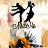 12Pcs Mr and Mrs Cake Topper Mr & Mrs Wedding Cake Toppers Bride and Groom Black Acrylic Wedding Cake Decorations Cake Decor for Engagement Anniversary Cake Decoration Party Supplies view 3
