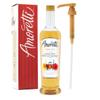Amoretti - Premium Jamaican Rum Syrup, 94 Servings Per Bottle (750 ml), with Pump for Flavoring Coffees, Cocktails, and other Beverages, Gluten Free, GMO/GEO Free, Preservative Free view 1