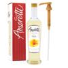 Amoretti - Premium Hibiscus Syrup, 94 Servings Per Bottle (750 ml), with Pump for Flavoring Coffees, Cocktails, and other Beverages, Gluten Free, GMO/GEO Free, Preservative Free view 1