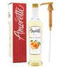 Amoretti - Premium Tangerine Syrup, 94 Servings Per Bottle (750 ml), with Pump for Flavoring Coffees, Cocktails, and other Beverages, Gluten Free, GMO/GEO Free, Preservative Free view 1