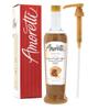 Amoretti - Premium Crema di English Toffee Syrup, 94 Servings Per Bottle (750 ml), with Pump for Flavoring Coffees, Cocktails, and other Beverages, Gluten Free, GMO/GEO Free, Preservative Free view 1