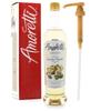 Amoretti - Premium Pistachio Syrup, 94 Servings Per Bottle (750 ml), with Pump for Flavoring Coffees, Cocktails, and other Beverages, Gluten Free, GMO/GEO Free, Preservative Free view 1