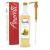 Amoretti - Premium Pear Syrup, 94 Servings Per Bottle (750 ml), with Pump for Flavoring Coffees, Cocktails, and other Beverages, Gluten Free, GMO/GEO Free, Preservative Free view 1