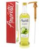 Amoretti - Spicy Cucumber Beverage Infusion, 94 Servings Per Bottle (750 ml) - Drink Mix & Water Enhancer with Pump for Flavoring Cocktails, Waters, Teas, and other Beverages, Preservative Free view 1