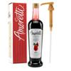 Amoretti - Premium Grenadine Syrup, 94 Servings Per Bottle (750 ml), with Pump for Flavoring Coffees, Cocktails, and other Beverages, Gluten Free, GMO/GEO Free, Preservative Free view 1
