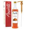 Amoretti - Premium Pumpkin Spice Syrup, 94 Servings Per Bottle (750 ml), with Pump for Flavoring Coffees, Cocktails, and other Beverages, Gluten Free, GMO/GEO Free, Preservative Free view 1