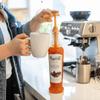 Amoretti - Premium Pumpkin Spice Syrup, 94 Servings Per Bottle (750 ml), with Pump for Flavoring Coffees, Cocktails, and other Beverages, Gluten Free, GMO/GEO Free, Preservative Free view 3
