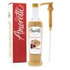 Amoretti - Premium Crema di Amaretto Syrup, 94 Servings Per Bottle (750 ml), with Pump for Flavoring Coffees, Cocktails, and other Beverages, Gluten Free, GMO/GEO Free, Preservative Free view 1