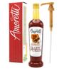 Amoretti - Pumpkin Spice Craft Puree 750 ml, Perfect for flavoring Cocktail, Brewing, Beer, Wine, alcoholic beverages, and Mocktail, Drink Mix, Mixers, Made of Real Fruit, No Preservatives, with Pump view 1