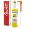 Amoretti - Lemon Lime Craft Puree 750 ml, Perfect for flavoring Cocktail, Brewing, Beer, Wine, alcoholic beverages, and Mocktail, Drink Mix, Mixers, Made of Real Fruit, No Preservatives, with Pump view 1