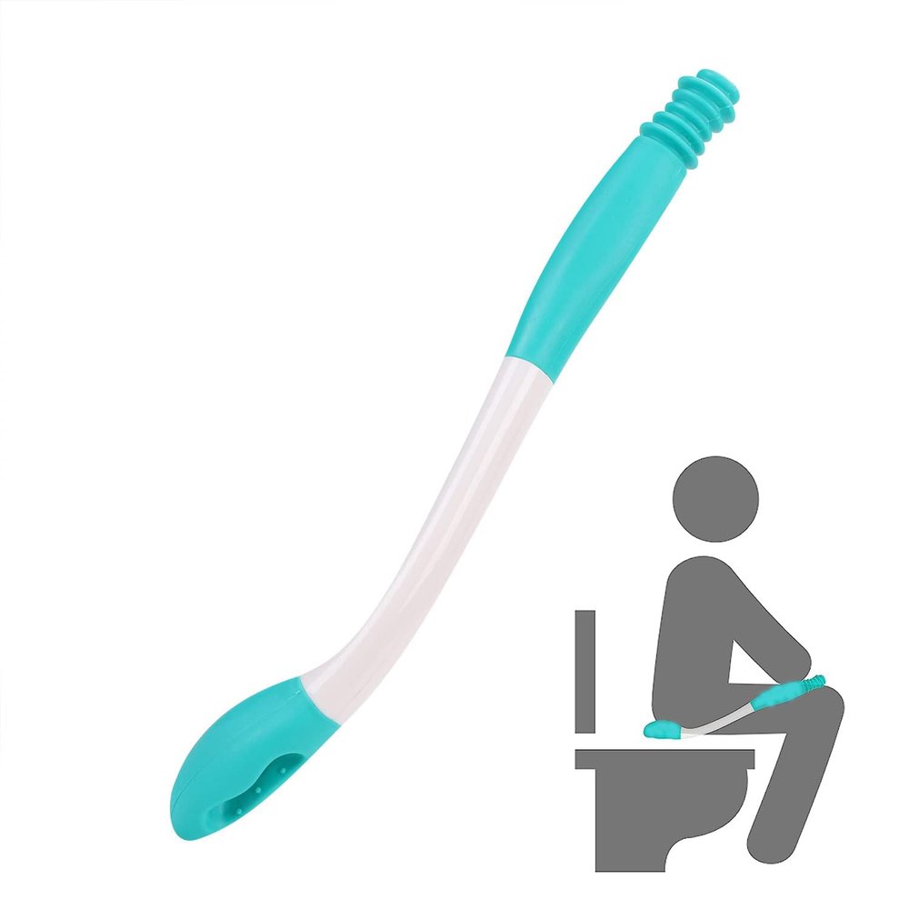 15.7" Self Assist Toilet Tissue Aids Toilet Aids Tools Long Reach Comfort Wiper Durable Daily Living Bottom Toilet Aids for Elderly Limited Mobility