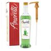 Amoretti - Premium Creme De Menthe Syrup, 94 Servings Per Bottle (750 ml), with Pump for Flavoring Coffees, Cocktails, and other Beverages, Gluten Free, GMO/GEO Free, Preservative Free view 1