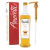 Amoretti - Premium Brandy Syrup, 94 Servings Per Bottle (750 ml), with Pump for Flavoring Coffees, Cocktails, and other Beverages, Gluten Free, GMO/GEO Free, Preservative Free view 1