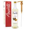Amoretti - Premium Nutmeg Syrup, 94 Servings Per Bottle (750 ml), with Pump for Flavoring Coffees, Cocktails, and other Beverages, Gluten Free, GMO/GEO Free, Preservative Free view 1