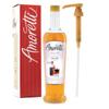 Amoretti - Sugar Free Amaretto Syrup, 94 Servings Per Bottle (750 ml), with Pump for Flavoring Coffees, Cocktails, and other Beverages, Gluten Free, GMO/GEO Free, Preservative Free view 1