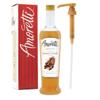 Amoretti - Premium Cinnamon Syrup, 94 Servings Per Bottle (750 ml), with Pump for Flavoring Coffees, Cocktails, and other Beverages, Gluten Free, GMO/GEO Free, Preservative Free view 1