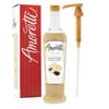 Amoretti - Premium Crema di Vanilla Syrup, 94 Servings Per Bottle (750 ml), with Pump for Flavoring Coffees, Cocktails, and other Beverages, Gluten Free, GMO/GEO Free, Preservative Free view 1
