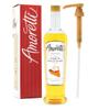 Amoretti - Premium Pumpkin Pie Syrup, 94 Servings Per Bottle (750 ml), with Pump for Flavoring Coffees, Cocktails, and other Beverages, Gluten Free, GMO/GEO Free, Preservative Free view 1