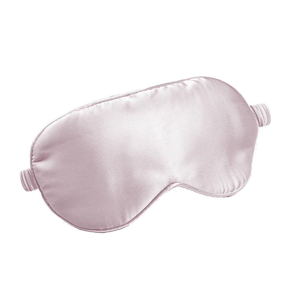 CozyInno Silk Sleep Mask for Women - Comfortable & Adjustable, Improves Sleep Quality, Eye Protection, Effective Sleep Aid (Purple)