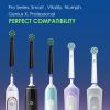 BKIX Replacement Brush Heads Compatible with Braun Oral B Pro 500 1000 Toothbrush, Fit Smart 1500, Genius X, Cross Sensitive Brush Head Refills, Medium Softness, 8 Count view 3