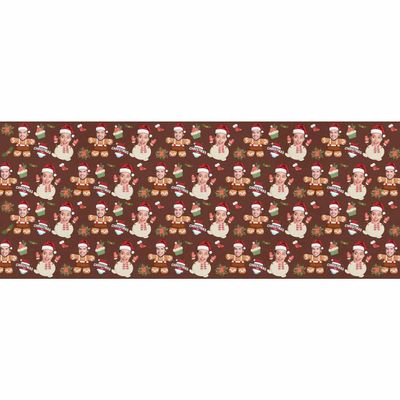 Personalized Christmas Gift Wrapping Paper - Custom Photo Name Text Wrapping Paper, Customized Gift Wrap for Adults Kids Boys Girls Friend Christmas Anniversary Birthday, Made in USA (58"x 23")