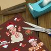Personalized Christmas Gift Wrapping Paper - Custom Photo Name Text Wrapping Paper, Customized Gift Wrap for Adults Kids Boys Girls Friend Christmas Anniversary Birthday, Made in USA (58"x 23") view 4