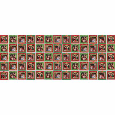 Personalized Christmas Gift Wrapping Paper - Custom Photo Name Text Wrapping Paper, Customized Gift Wrap for Adults Kids Boys Girls Friend Christmas Anniversary Birthday, Made in USA (58"x 23")