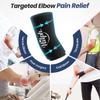 Hilph Elbow Ice Sleeve Arm Ice Packs for Injuries Reusable, Flexible Gel Cold Compression Sleeve for Tennis Elbow, Golfers, Tendinitis Pain Relief, Medium, Black view 3